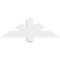 thumbnail image 2 of 36"W x 12"H x 4"D x 4"F, 8/12 Pitch, Kennewick Architectural Grade PVC Gable Bracket, 2 of 8
