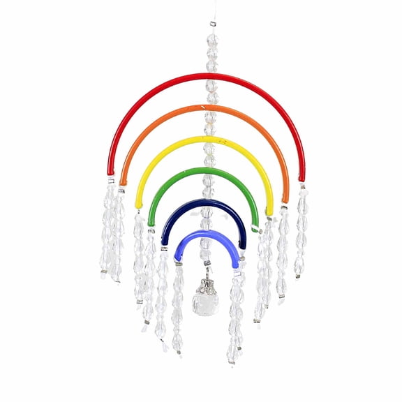 Crystal Expressions Rainbow Wishes Ornament - One Ornament 6 Inch, Acrylic - Primary Colors Spectrum Light Acry999