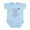 Sky Blue, variant on CafePress - Keep Calm And Cradle On Body Suit - Baby Light Bodysuit, Size Newborn - 24 Months