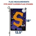 thumbnail image 7 of America Forever Monogram Halloween Bat Garden Flag 12.5 x 18 inches Letter S Double Sided Small Flags for Outside, Holiday Party Yard Outdoor Halloween Horror Nights Flag, 7 of 7