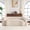 Almond, variant on Christopher Knight Home 87.75" Modern Chenille 3-Seater Sofa with Curved Back, Round Arms, Caramel