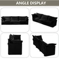 thumbnail image 4 of 120" 3-Seater Sofa,  Oversized Modern Deep Seat Couch for Living Room or Apartment, Removable Cover,Beige, 4 of 11