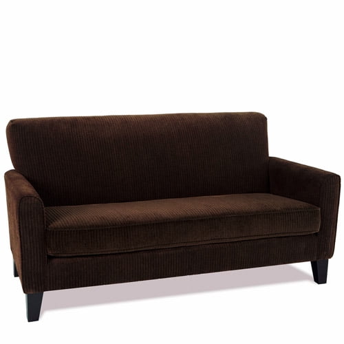 Avenue Six Sierra Loveseat, Corduroy Coffee