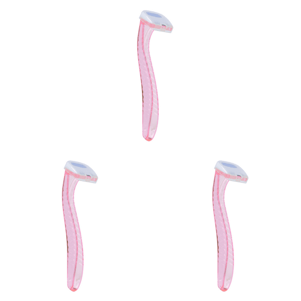 Desechable Portátil Mujer Bikini Hair Remover Razor Shaver Trimmer (Rosa)
