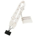 thumbnail image 1 of 1pcs Clip And Go Phone Strap with Zipper Pouch,Crossbody Adjustable Chain Lanyard with PU Leather Wallet for All Phones, 1 of 8