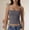 Grey, variant on Delayuji Womens Camasole Tops Skinny Solid Color Adjustable Strap Halter Camisole Top Loungewear Crop Top Tank Top Basic Layer