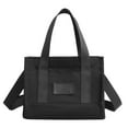 thumbnail image 2 of Fmlxio Tote Bag for Women Shoulder Bag Ladies Zipper Tote Purses for Women Large Satchel Shoulder Handbag Clearance Under 10 Black, 2 of 8