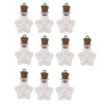 thumbnail image 1 of 10 Pcs de Mini Botellas de Accesorio de Almacenamiento de Perfume Suministros de Joyas , Forma de estrella Yinane mini botellas con corchos, 1 of 8