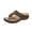 Brown, variant on Abcnature Women Sandals Clearance 2023! Women's Flip-Flops with Arch Support Wedge Heel Multicolor Rhinestone Flip Flops Beach Sandals And Slippers Summer Athletic Outdoor Beach Sandals