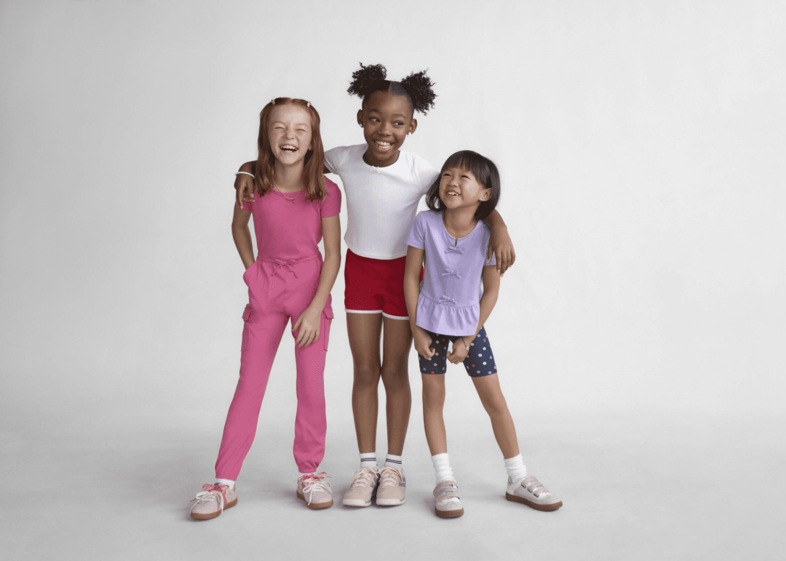 Wonder Nation Girls Bike Short, 2-Pack, Sizes 4-18 & Plus