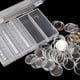 thumbnail image 2 of Estuche transparente para guardar monedas certificadas con 100 cápsulas redondas 22.25mm, 2 of 9