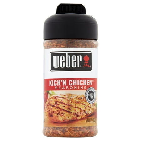 (2 Pack) Weber Grill Creations Kick'n Chicken Seasoning, 5.5 (Best Seasoning To Put On Chicken)