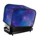 thumbnail image 1 of Funda para tostadora Galaxy de 2 rebanadas, funda protectora contra el polvo y las huellas dactilares para pan, de poliéster, fundas para pequeños electrodomésticos de cocina, 1 of 6