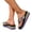 Silver, variant on Women's Sparkly Sequin Wedge Flip Flops Colorful Striped Sole Split Toe Arch Support Orthopedic Non Slip Lightweight Comfortable Platform Slides Shoes Summer Beach Vacation Daily Casual Sandals