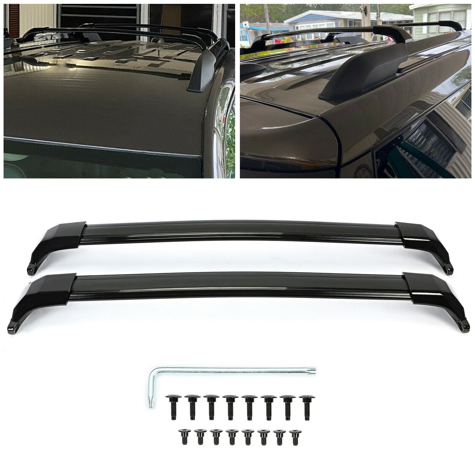 BRIGHTLINES Roof Cross Bars Racks For Honda Pilot Without Side Rails