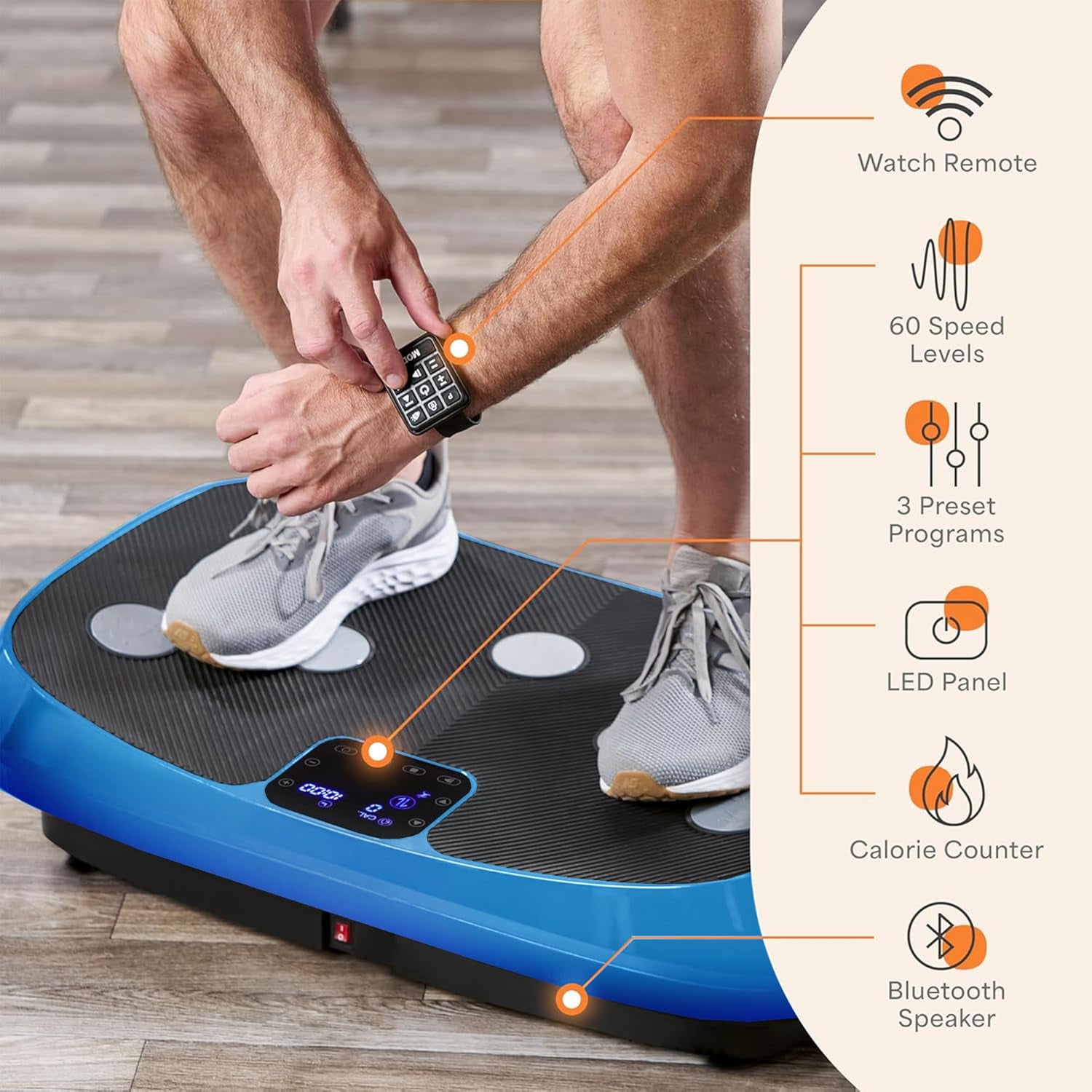 LifePro Rumblex 4D Exercise Board, Vibrating Platform for Whole