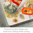 thumbnail image 5 of CounterArt Autumn in Bloom Tempered Glass Counter Saver/Cutting Board 15" by 12", 5 of 6