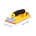 thumbnail image 4 of Miangastore 2pcs Sandpaper Holder with Hand Grip Handheld Sand Paper Frame for Home, 4 of 8