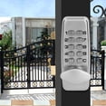 thumbnail image 5 of Cerradura De Combinación Mecánica De Contraseña De 2-4 Dígitos Cerradura De Puerta De Combinación De Seguridad De Doble Cara Cerradura De Combinación Digital Impermeable Monstrate EL008441-00, 5 of 5