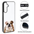 thumbnail image 2 of WIRESTER Shockproof Soft Rubber Cover Case for Samsung Galaxy S25 FE 5G 6.7" 2025, English Bulldog, 2 of 5