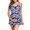 Blue, variant on TopLLC Women Maternity Swimsuit Two Piece Plus Size Tankini Swimsuit Floral V Neck Ruched Swimwear Bathing Suit Maternity Bathing Suits for Women