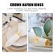 thumbnail image 3 of unbranded 6Ud De Servilleta De Metal Dorado Para Decorar En Fiestas Y Eventos, 3 of 8