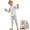 Kids, variant on Mfakffe Family Matching DIY Coloring Pajama Set Crew Neck Long Sleeve Tops and Pants Loungewear Floral Doodle Sleepwear for Spring Fall