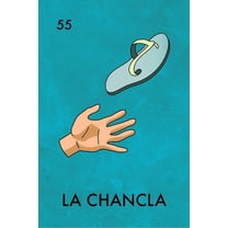 Tin Sign La Chancla Sandal Mexican Lottery Retro Metal Tin Sign Wall Decor Funny Vintage Tin Sign Wall Plaque Poster for Cafe Bar Restaurant 8×12 inch