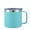 Sky blue, variant on 14 oz Coffee Mug, Vacuum Insulated Camping Mug with Lid, Double Wall Stainless Steel Travel Tumbler Cup, Thermal Coffee Mug