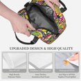 thumbnail image 3 of Easygdp Colrful Tropical Leaves Caja de Almuerzo para Mujeres y Hombres, Bolsa de Almuerzo Insulada, Bolsas Reutilizables Impermeables para Viajes, Trabajo y Picnics, 3 of 7