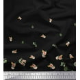 thumbnail image 1 of Soimoi Cotton Cambric Fabric Leaves & Flower Panel Fabric Prints By Yard 42 Inch Wide, 1 of 3