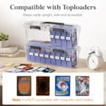 thumbnail image 4 of Caja de almacenamiento de tarjetas coleccionables Lifewit con 8 divisores, paquete de 2, 4 of 9