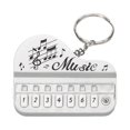 thumbnail image 4 of Mini Size Finger Piano Keyring Tiny Electronic Keyboard Key Chain Piano Keychain White, 4 of 9