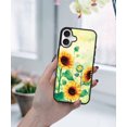 thumbnail image 5 of WIRESTER Shockproof Soft Rubber Cover Case for Apple iPhone 16 6.1" 2024, Sunflowers Flowers, 5 of 5
