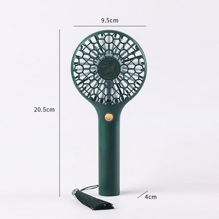 

Handheld Small Fan with Tassel Charm USB Charging Portable and Durable