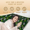 thumbnail image 4 of Disketp Tropical Leaves1 Print Body Pillow Cover - Super Soft 20x54 Body Pillow Case,Long Side Hidden Zipper, 4 of 8