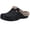 Black/Khaki, variant on Classic Waterproof Fur Lined Clogs Shoes, Cozy Winter Fuzzy Slippers for Women Men Indoor Outdoor, Black/Khaki