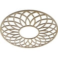 thumbnail image 2 of Ekena Millwork 24"OD x 8 1/4"ID x 3/8"T Cannes Wood Fretwork Pierced Ceiling Medallion, Hickory, 2 of 3