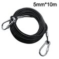thumbnail image 2 of Pet Heavy Duty Reflective Dog Leash Lead Runner For Dogs Blue 5mm Wide, 2 of 5