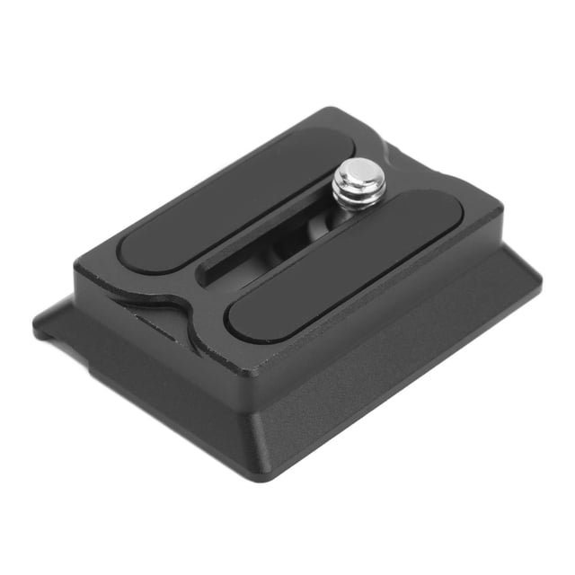 Camera Quick Release Plate, 1/4in Thread Camera Tripod Mount Plate Perfect Fit Easy To Install Fine Oxidation For Shooting