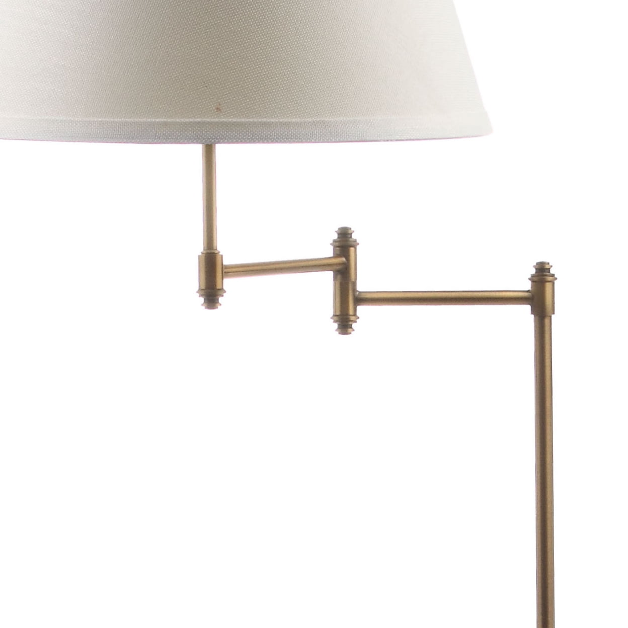 SAFAVIEH Ingram 68.5 in. H Solid Glam Swivel Floor Lamp, Gold