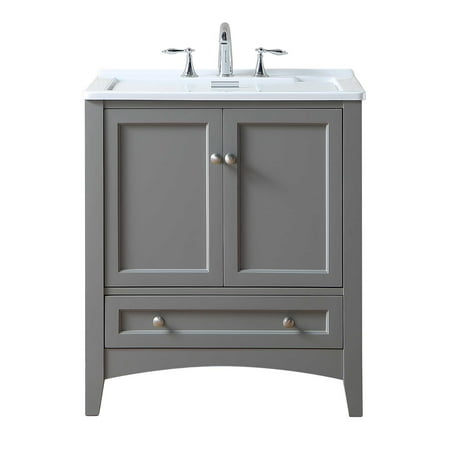 Stufurhome Delia 36 inch Rustic Gray Laundry Utility Sink