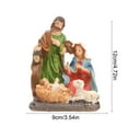thumbnail image 3 of Adornos navideños, adornos navideños, regalos navideños Adornos navideños Adornos de belén Artesanías de resina Decoraciones culturales Resina o nombres, 3 of 6