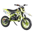 thumbnail image 2 of Seipouy [US Fast Arrival] 49cc Kids Dirt Bike 2-Stroke - Mini Motorcycle with Front Rear Disc Brakes, Gas Dirt Bikes with Speeds up to 20 MPH, Off-Road Tires, Shock Absorption, Dirtbikes for Kids, 2 of 8