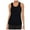 Black, variant on Breathable Sleeveless Women's Backless Yoga Tank Top O-Neck Workout Blouse Comfortable Lightweight Summer Activewear