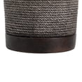 thumbnail image 6 of Christopher Knight Home 18" Outdoor Simulated Braided Cord MGO Side Table with Vintage Trim, Dark Brown, 6 of 11