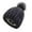 Dark Gray, variant on Womens Winter Knitted Hat With Pom Warm Knit Cap Hats For Women Womens Baseball Caps Cute