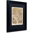 thumbnail image 2 of Trademark Fine Art "Washington DC Street Map 3" Canvas Art by Michael Tompsett, Black Matte, Black Frame, 2 of 4