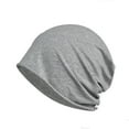 thumbnail image 1 of Chapeau Élastique Uni pour Femmes, Couche Unique, Capuche, Bonnet de Nuit, Protection de Tête, 1 of 9