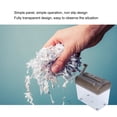 thumbnail image 2 of LIYJTK Portable Hand Crank Cross Cut Manual Paper Shredder, Gray, 2 of 8